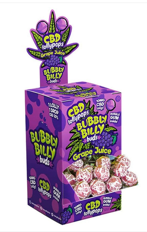 Bubbly Billy Buds CBD Lollipops