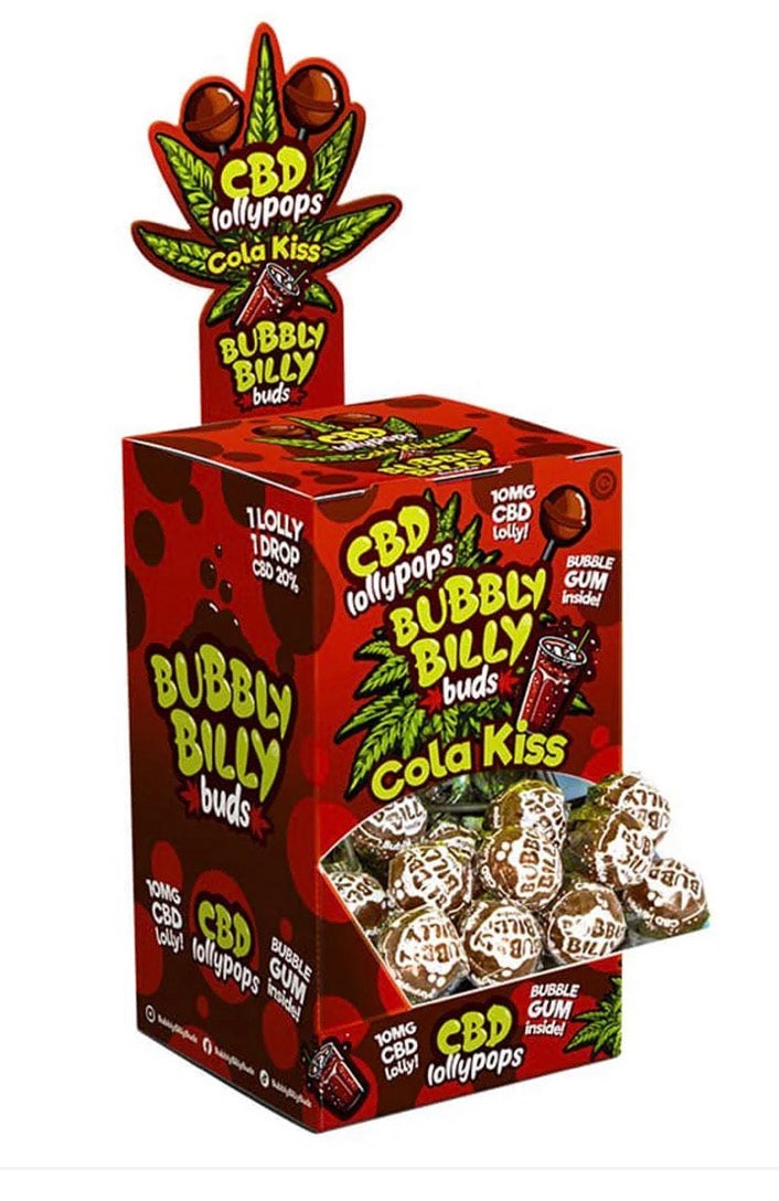 Bubbly Billy Buds CBD Lollipops
